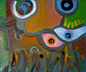 A szem nem hiszi el, amit lát, 2009 (olaj, vászon) alkotó: Jan Groneberg