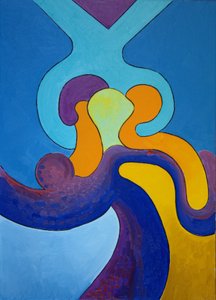 A Chamberlainnek nagyon rossz híre van a királynőnek, 2009 (olaj, vászon) alkotó: Jan Groneberg