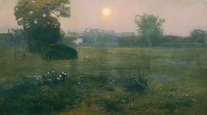Mondaufgang alkotó: Jan Grzegorz Stanisławski