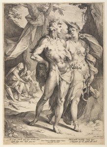 Bacchus és Ceres elhagyja a Vénuszt (Sine Cerere et Baccho Friget Venus) alkotó: Jan Harmensz. Muller