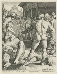 Harc Odüsszeusz és Irus között
