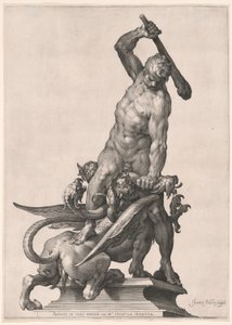 Herkules megöli a hidrát alkotó: Jan Harmensz. Muller