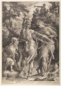 Minerva felfegyverzi Perseust alkotó: Jan Harmensz. Muller