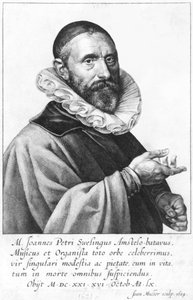 Jan Pieterszoon Sweelinck portréja, 1624