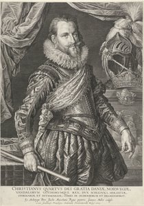 IV. Christian dán és norvég király portréja alkotó: Jan Harmensz. Muller