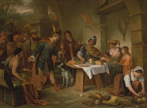 Manius Curius Dentatus és a szamniták nagykövetei alkotó: Jan Havickszoon Steen