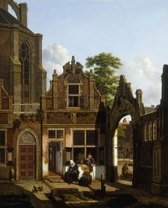 Egy holland udvar, 1822
