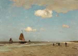 Strandszene. 1887