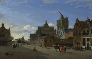 Kilátás Kölnben, c. 1660 alkotó: Jan Heyden van der