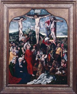 Kálvária, 1515-20 körül (olaj, vászon) alkotó: Jan II Provost