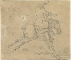 Lovas hátas lovon alkotó: Jan Jacobsz van der Stoffe