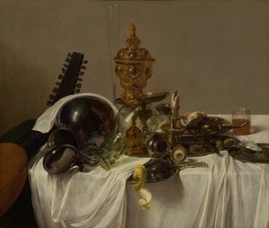 Bankett darab, 1635 körül (olaj, bölcsős panel) alkotó: Jan Jansz. den Uyl