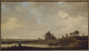 A fogadó a folyóparton alkotó: Jan Josephsz van Goyen