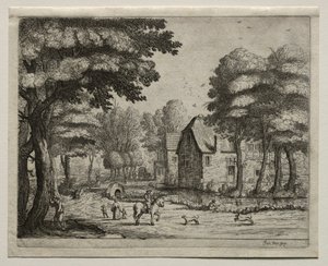 A Kőhíd. alkotó: Jan Josephsz van Goyen