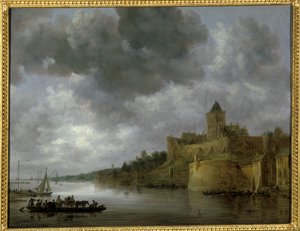 A nymwegeni Valkhof, 1642 alkotó: Jan Josephsz van Goyen