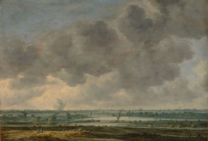 Haarlem és a Haarlemmer tenger látképe, 1646 alkotó: Jan Josephsz van Goyen