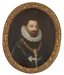 I. Károly Emmánuel 1562-1630, Savoyai herceg portréja 1600 után. alkotó: Jan, Kraeck