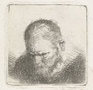 szakállas férfi alkotó: Jan Lievens (possibly)