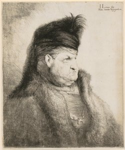 Egy keleti férfi mellképe alkotó: Jan Lievens