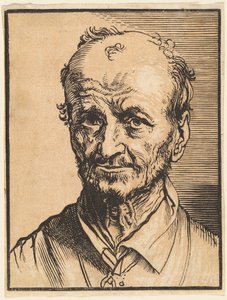 Kopaszodó férfi mellszobra alkotó: Jan Lievens