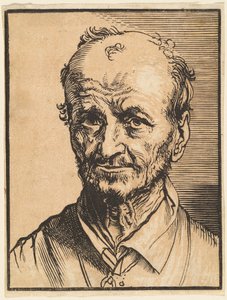 Kopaszodó férfi mellszobra alkotó: Jan Lievens