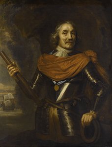 Maarten Harpertszoon Tromp 1597-1653, holland tengernagy, 1653 alkotó: Jan Lievens