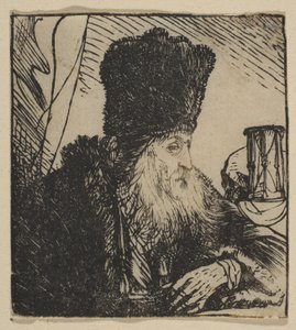 Filozófus homokórával, 1620-74. alkotó: Jan Lievens