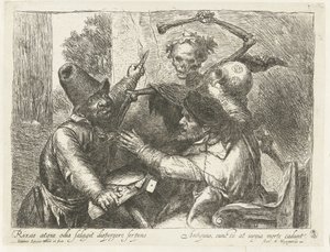 A kártyajátékosok vitája és a halál alkotó: Jan Lievens