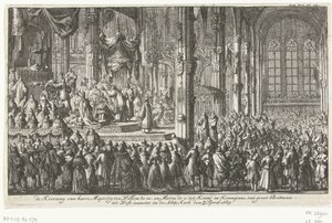 III. Vilmos koronázása, 1689 alkotó: Jan Luyken