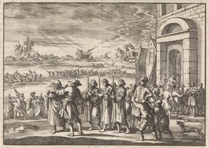 A protestánsok üldözése Franciaországban, 1672 alkotó: Jan Luyken