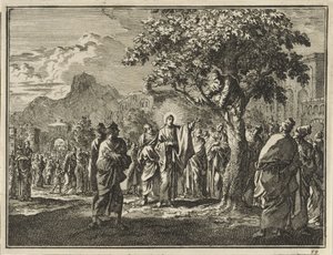 Zakeus a fügefán alkotó: Jan Luyken