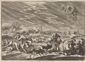 Heves zivatar a türingeni Donsenhausenben, 1674 alkotó: Jan Luyken