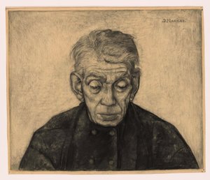 Douwe elölről nézve alkotó: Jan Mankes