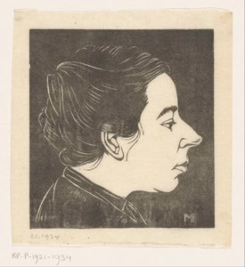 Anne Zernike portréja alkotó: Jan Mankes