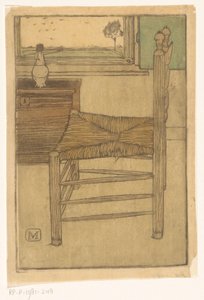 Szék rush üléssel alkotó: Jan Mankes