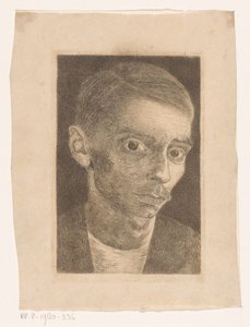 Önarckép bajusszal alkotó: Jan Mankes