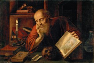 Szent Jeromos, Massys (Matsys), jan. (1510-1575). Olaj, fa