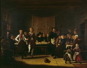 Farmer esküvője (olaj, vászon) alkotó: Jan Massys or Metsys