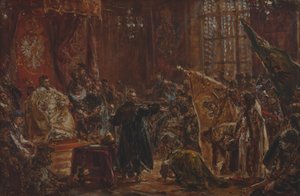 A Szujski cárok a varsói országgyűlésen alkotó: Jan Matejko