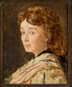 Ludwika Gropplerowa portréja alkotó: Jan Matejko