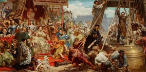 Zygmunt-harang felakasztása a krakkói székesegyház tornyában 1521-ben