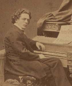 Anton Rubinstein zeneszerző portréja 1829-1894, kb. 1860-1870. alkotó: Jan Mieczkowski