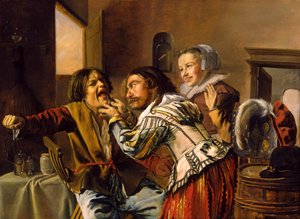 The Dentist, 1629 (olaj, bölcsős panel)
