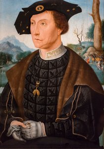 Jan van Wassenaer leideni vikomt, frízföldi kormányzó portréja alkotó: Jan Mostaert