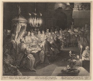 Belsazár ünnepe alkotó: Jan Muller