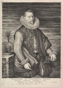 Albert, Ausztria főhercegének, Dél-Hollandia uralkodójának portréja, 1615. alkotó: Jan Muller