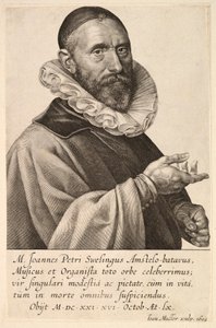 Jans Pietersz Sweelinck portréja, kocsma. 1624. alkotó: Jan Muller