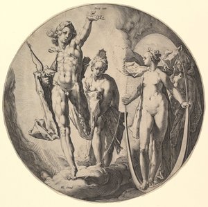 The Fourth Day Dies IV, A világ teremtése című sorozatból, kb. 1596. alkotó: Jan Muller