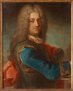 Ture Gabriel Bielke gróf (1684-1763) portréja, Mijtens (Meytens), Martin van, az ifjabb (1695-1770). Olajfestmény. Mérete: 80x64,5 cm. Magángyűjtemény