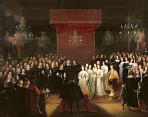 Frigyes Vilmos (1620-88) brandenburgi választófejedelem és Louise Henriette (1627-67) nassaui hercegnő házassága, 1646
